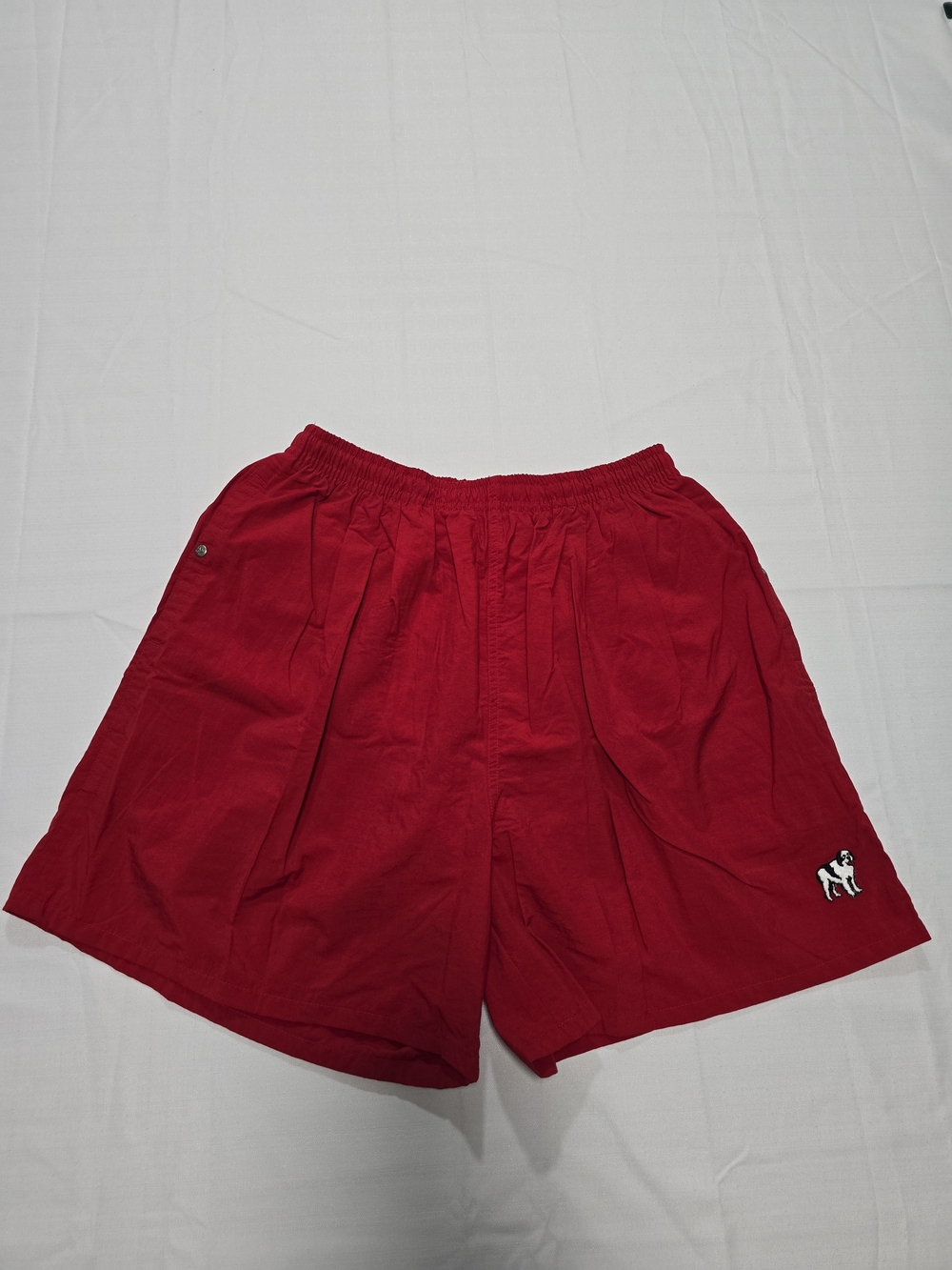 Big Dogs Men's Red Athletic Shorts Mesh Lining Underwear | Size Large